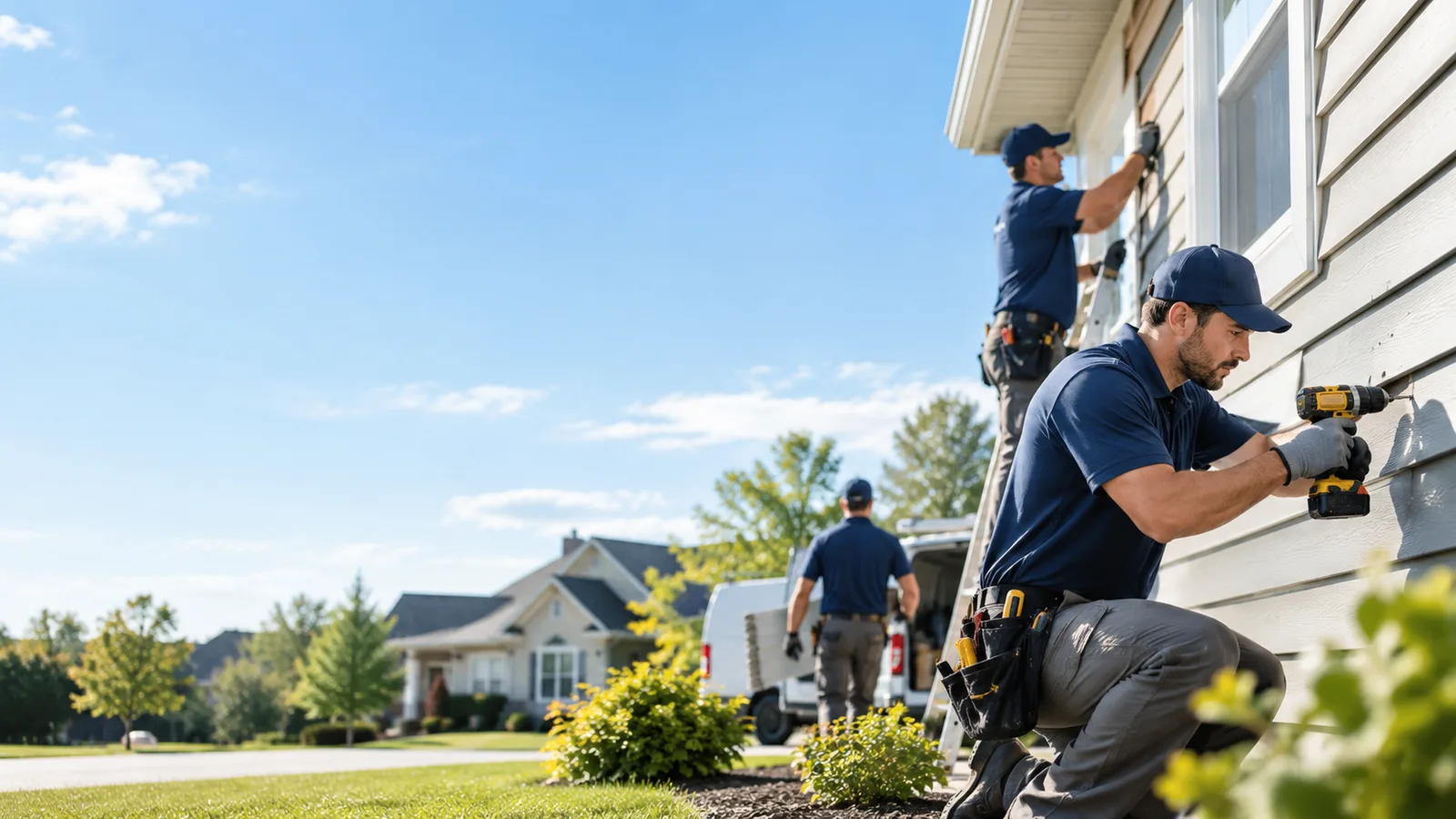 Cracked Siding Repair in Battle Ground, IN